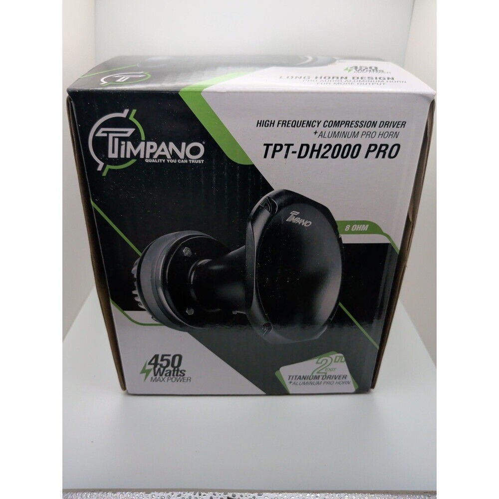 Timpano TPT-DH2000 PRO 2" Exit Compression Driver Horn 450 Watts Max Power 8 Ohm